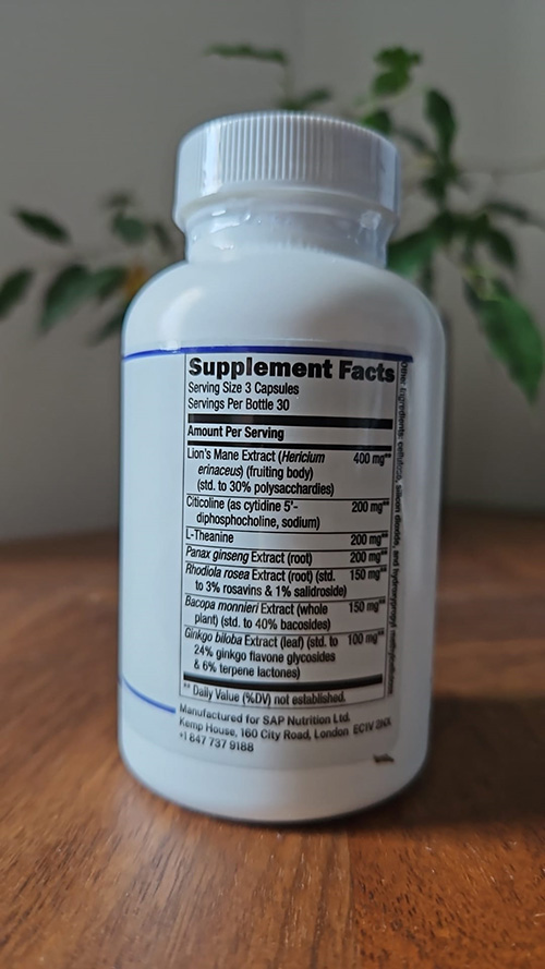 Nooceptin ingredients list